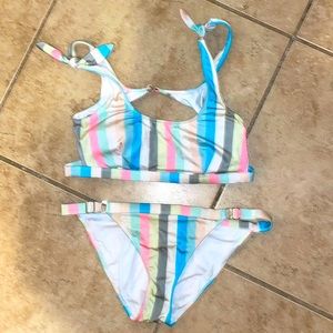two piece bikini swimsuit